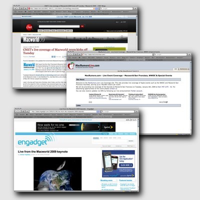 Keynote Live Ticker 2009